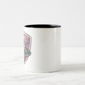 Brooklyn Design Silver Metallic Zweifarbige Tasse (Mittel)
