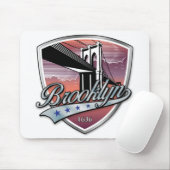 Brooklyn Design Silver Mousepad (Mit Mouse)