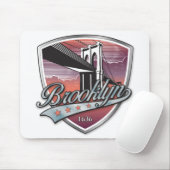 Brooklyn Design Silver Mousepad (Mit Mouse)