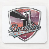 Brooklyn Design Silver Mousepad (Vorne)