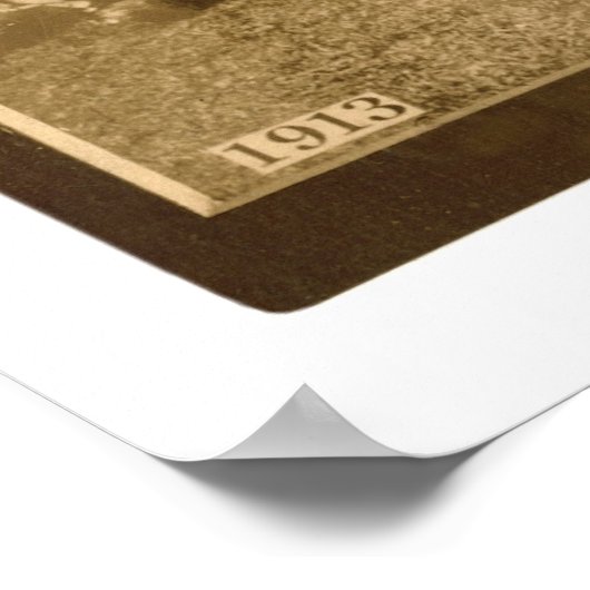 Brooklyn Dodgers Baseball 1913 Poster (Ecke)