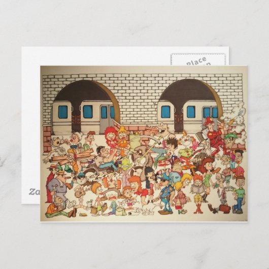 Brooklyn Down Under Postkarte (Vorne/Hinten)