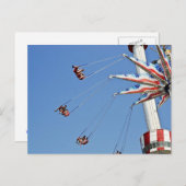 Brooklyn Flyer - Luna Park, Coney Island Postkarte (Vorne/Hinten)