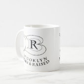 BROOKLYN GEBOREN & RAISED™ LOGO-TASSE KAFFEETASSE (Vorderseite Links)