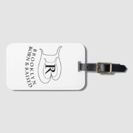 BROOKLYN GEBOREN & RAISED™ LUGGAGE TAG BUSINESS CA GEPÄCKANHÄNGER