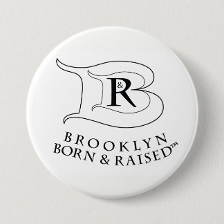 BROOKLYN GEBORENES UND HÖHERES LOGO ROUND-SCHALTFL BUTTON