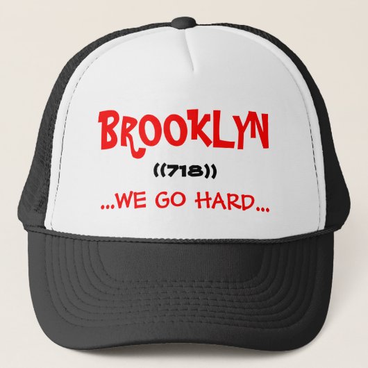 Brooklyn gehen wir stark truckerkappe (Vorderseite)