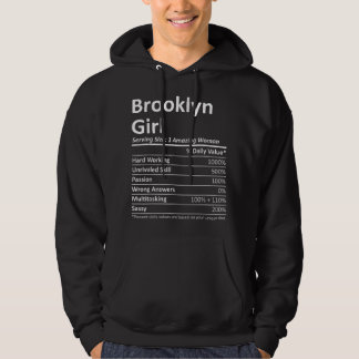 BROOKLYN GIRL NY NEW YORK Funny City Zuhause Roots Hoodie