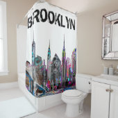 Brooklyn Graffiti Duschvorhang (Beispiel)