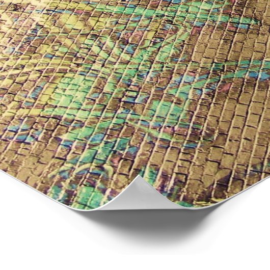 Brooklyn Graffitti Wall Poster (Ecke)