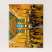 Brooklyn Grand Central Station.Christmas Grüße Puzzle (Vertikal)