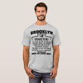Brooklyn Gravesend Wo meine Geschichte beginnt T-Shirt (Vorne ganz)