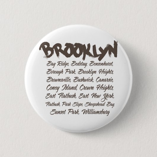 Brooklyn-Hauben Button (Vorderseite)