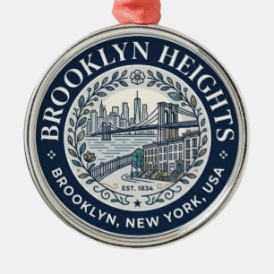 Brooklyn Heights, Brooklyn, New York, USA USA Ornament Aus Metall