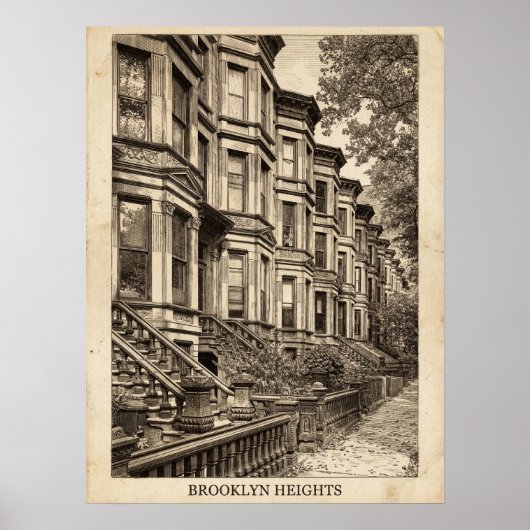 Brooklyn Heights Brooklyn Poster (Vorne)