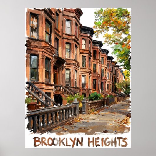 Brooklyn Heights Brooklyn Poster (Vorne)