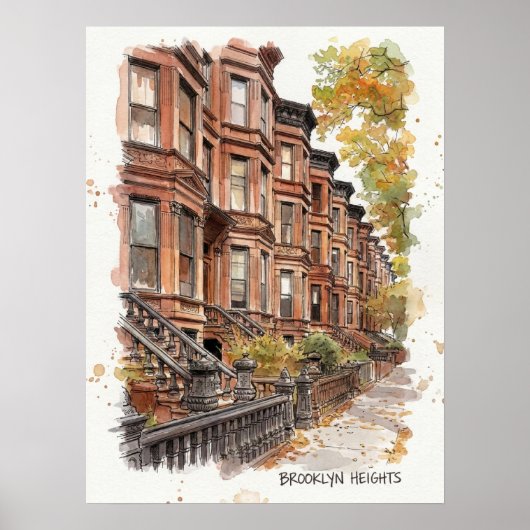 Brooklyn Heights Brooklyn Poster (Vorne)