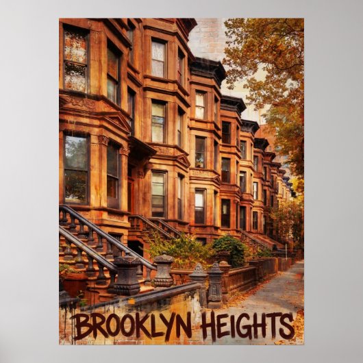 Brooklyn Heights Brooklyn Poster (Vorne)
