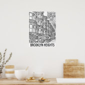 Brooklyn Heights Brooklyn Poster (Küche)