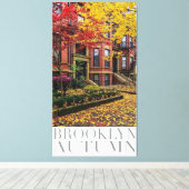 Brooklyn Herbst Leinwand Druck (Insitu (Holzboden))