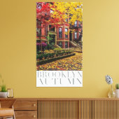 Brooklyn Herbst Leinwand Druck (Insitu (Wohnzimmer))