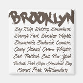Brooklyn Hoods Magnet (Vorne)