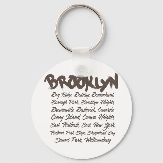 Brooklyn Hoods Schlüsselanhänger (Vorderseite)