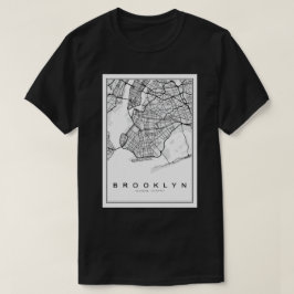 Brooklyn Illustration Map T-Shirt