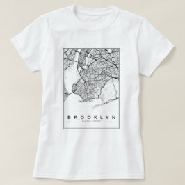 Brooklyn Illustration Map T-Shirt