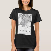 Brooklyn Illustration Map T-Shirt (Vorderseite)