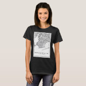 Brooklyn Illustration Map T-Shirt (Vorne ganz)