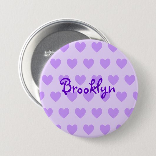 Brooklyn in Lila Button (Vorne & Hinten)