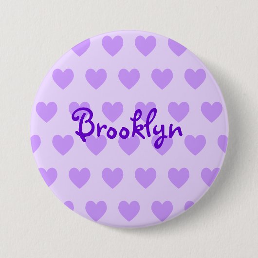 Brooklyn in Lila Button (Vorderseite)