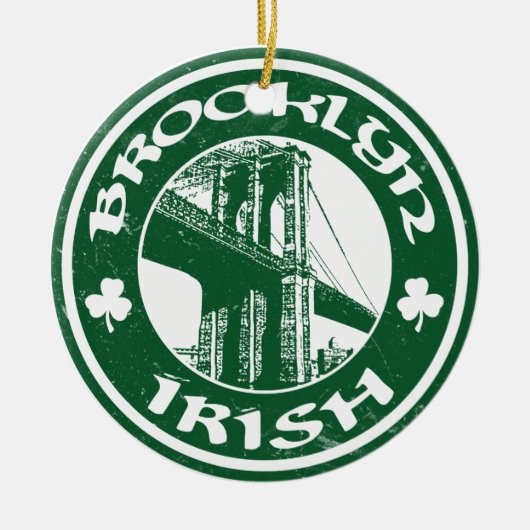 Brooklyn Irish Keramikornament (Vorne)