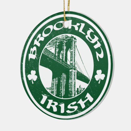 Brooklyn Irish Keramikornament (Links)