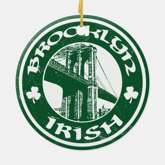 Brooklyn Irish Keramikornament (Hinten)