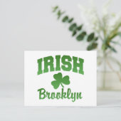 Brooklyn Irish Postcard Postkarte (Stehend Vorderseite)