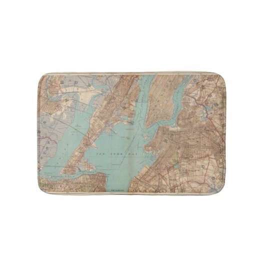 Brooklyn, Jersey City und Hoboken Badematte (Vorderseite)