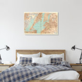 Brooklyn, Jersey City und Hoboken Leinwanddruck (Insitu (Schlafzimmer))