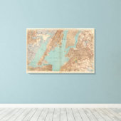 Brooklyn, Jersey City und Hoboken Leinwanddruck (Insitu (Holzboden))
