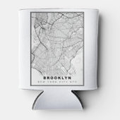 Brooklyn Karte Dosenkühler (Vorderseite)