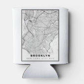 Brooklyn Karte Dosenkühler (Rückseite)