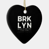 Brooklyn Keramik Ornament (Rechts)