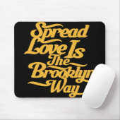 Brooklyn-Liebe-Gelb Mousepad (Mit Mouse)