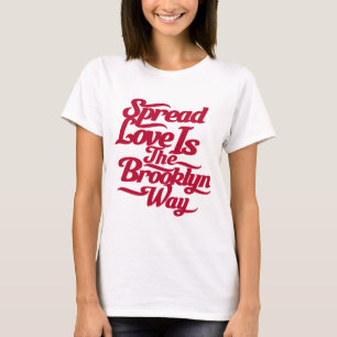 Brooklyn-Liebe-Rot T-Shirt