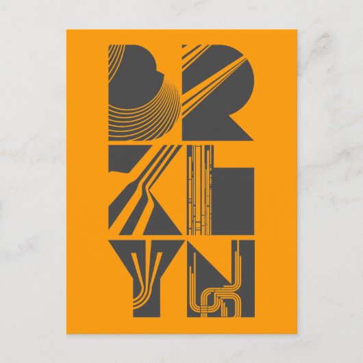 Brooklyn Lines Postkarte (Vorderseite)