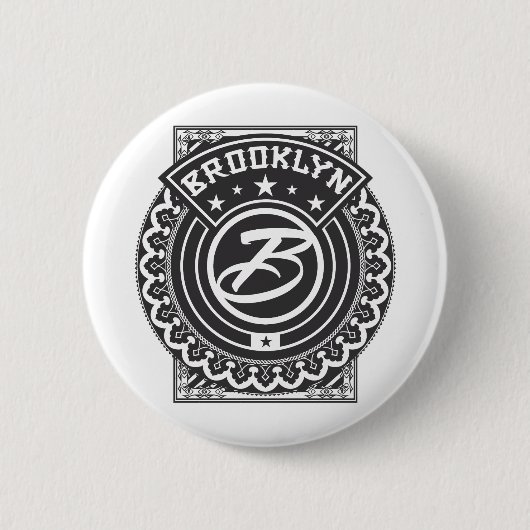 Brooklyn-Logo Button (Vorderseite)