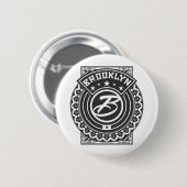 Brooklyn-Logo Button (Vorne & Hinten)