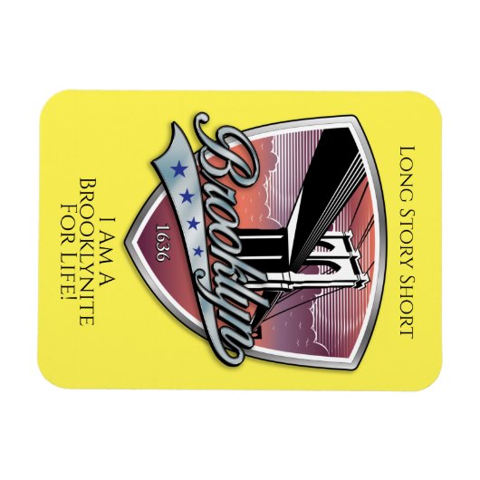 Brooklyn Logo Design Magnet (Horizontal)