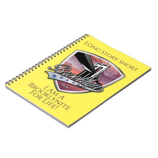 Brooklyn Logo Design Notizblock (Linke Seite)